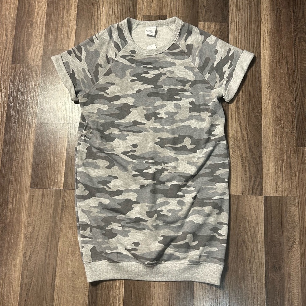 GAP Kids Gray Camouflage Dress